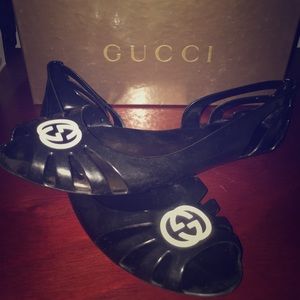 Gucci Marola Jelly Flats